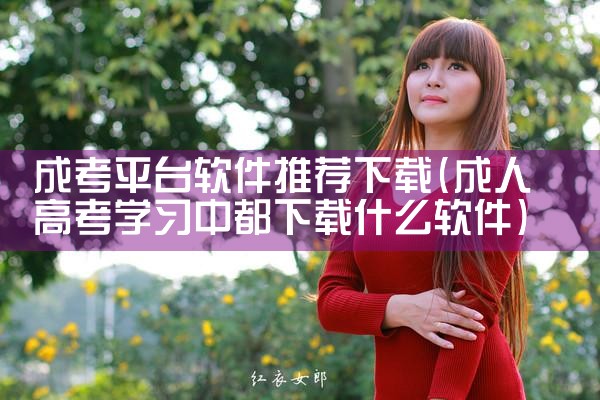 成考平台软件推荐下载